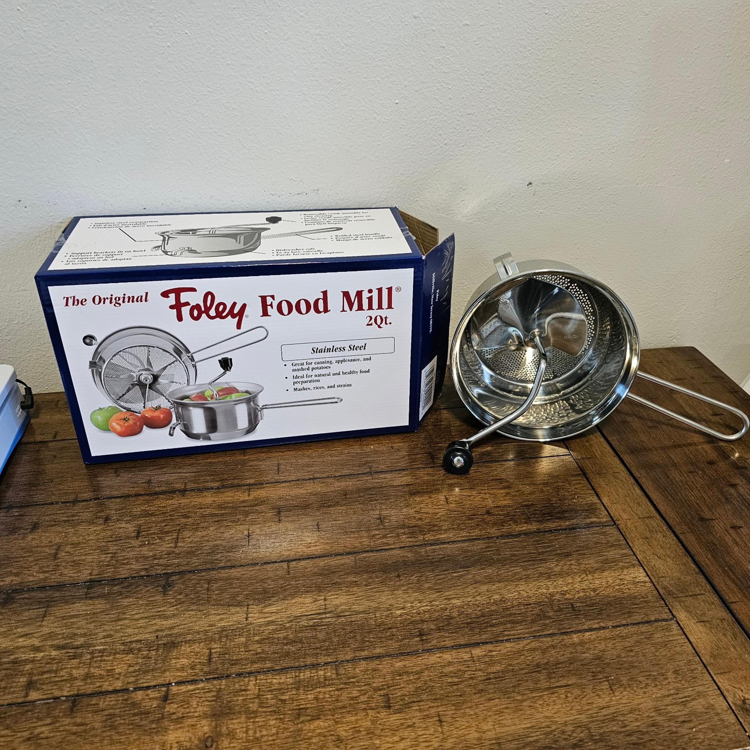 Vintage Stainless Steel Original Foley Food Mill 2 Quart
