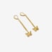 2.5 Dangle Solid Butterfly Crafted Earrings Premium 1/20 14K Gold Filled