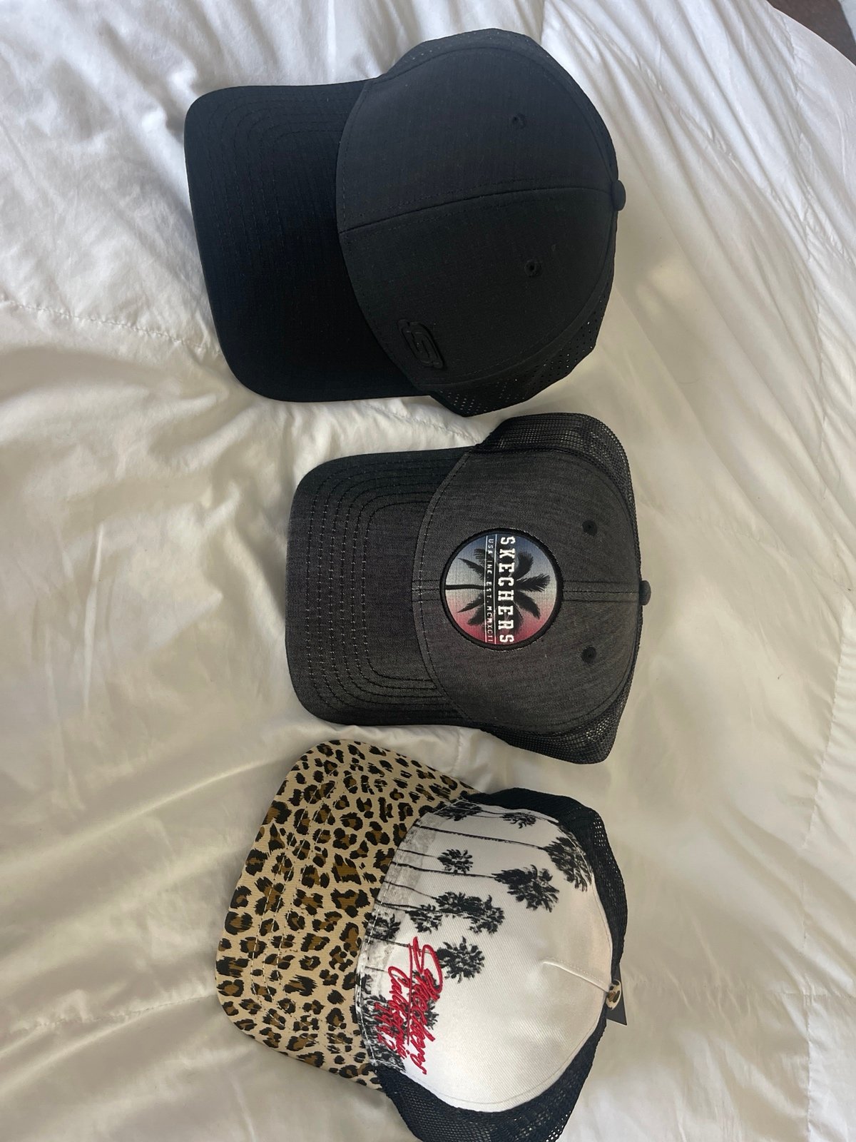 Brand new sketcher hats set of 3
