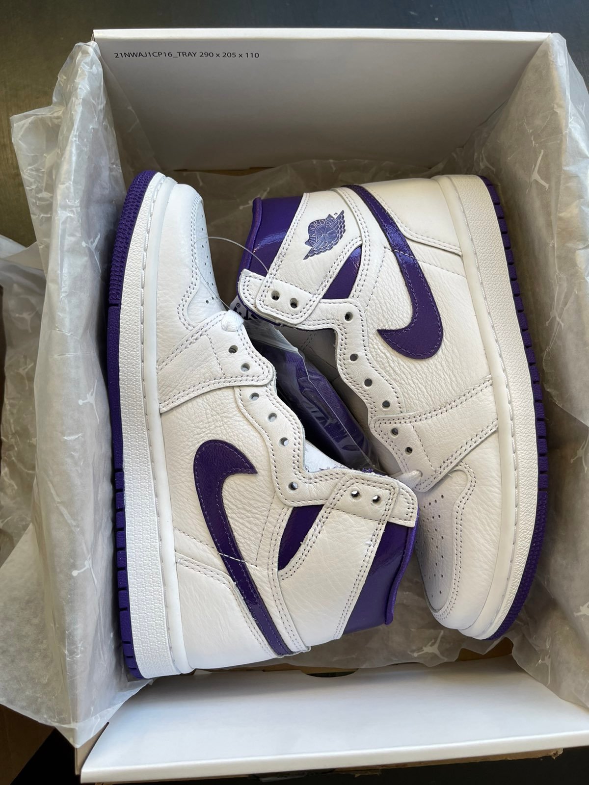 Jordan 1 court purple
