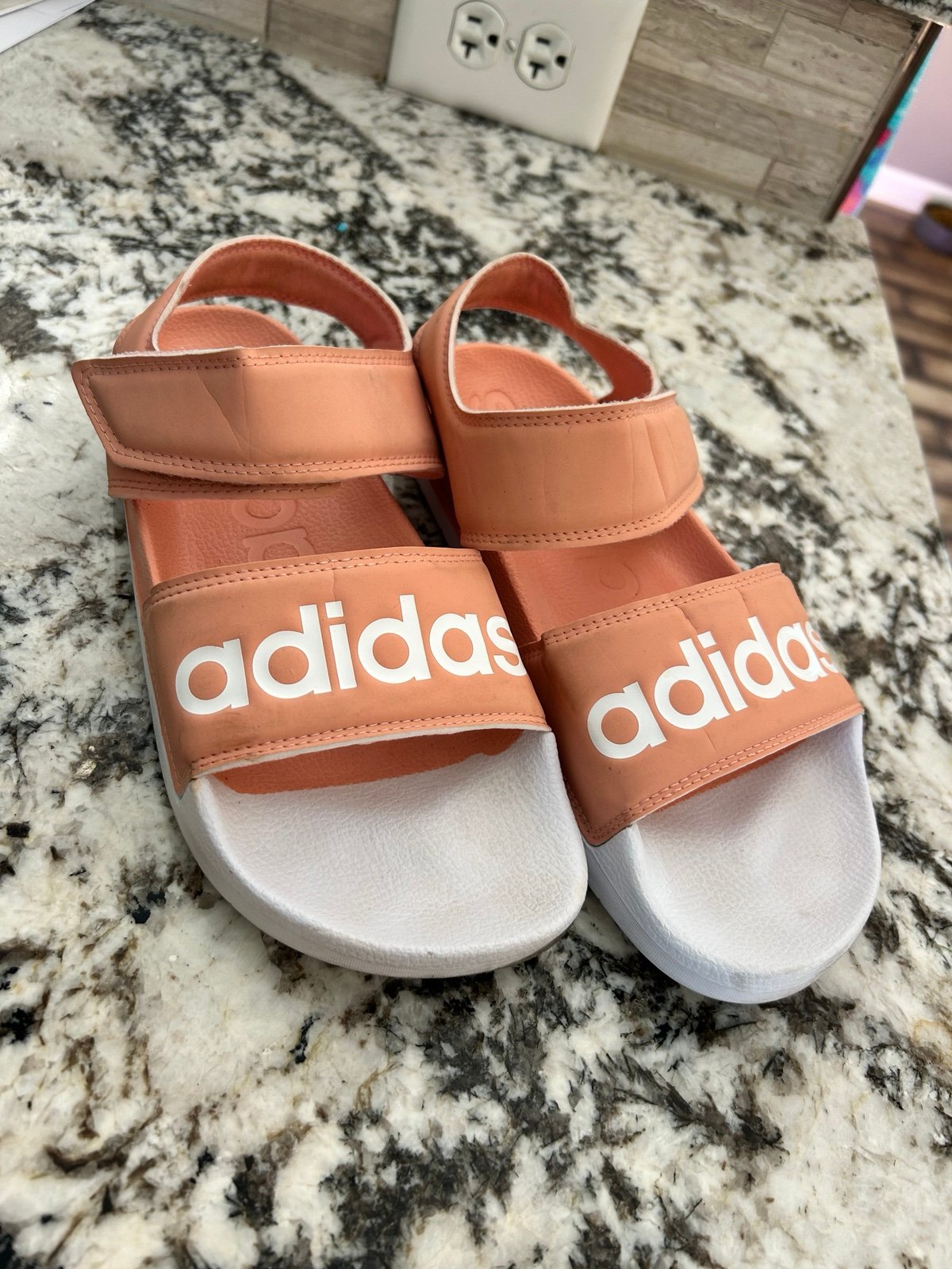 Adidas adilette women's strappy sandals online