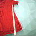 Johnny Was Collection Vintage Red Linen Blend Kimono Button Shirt Size L