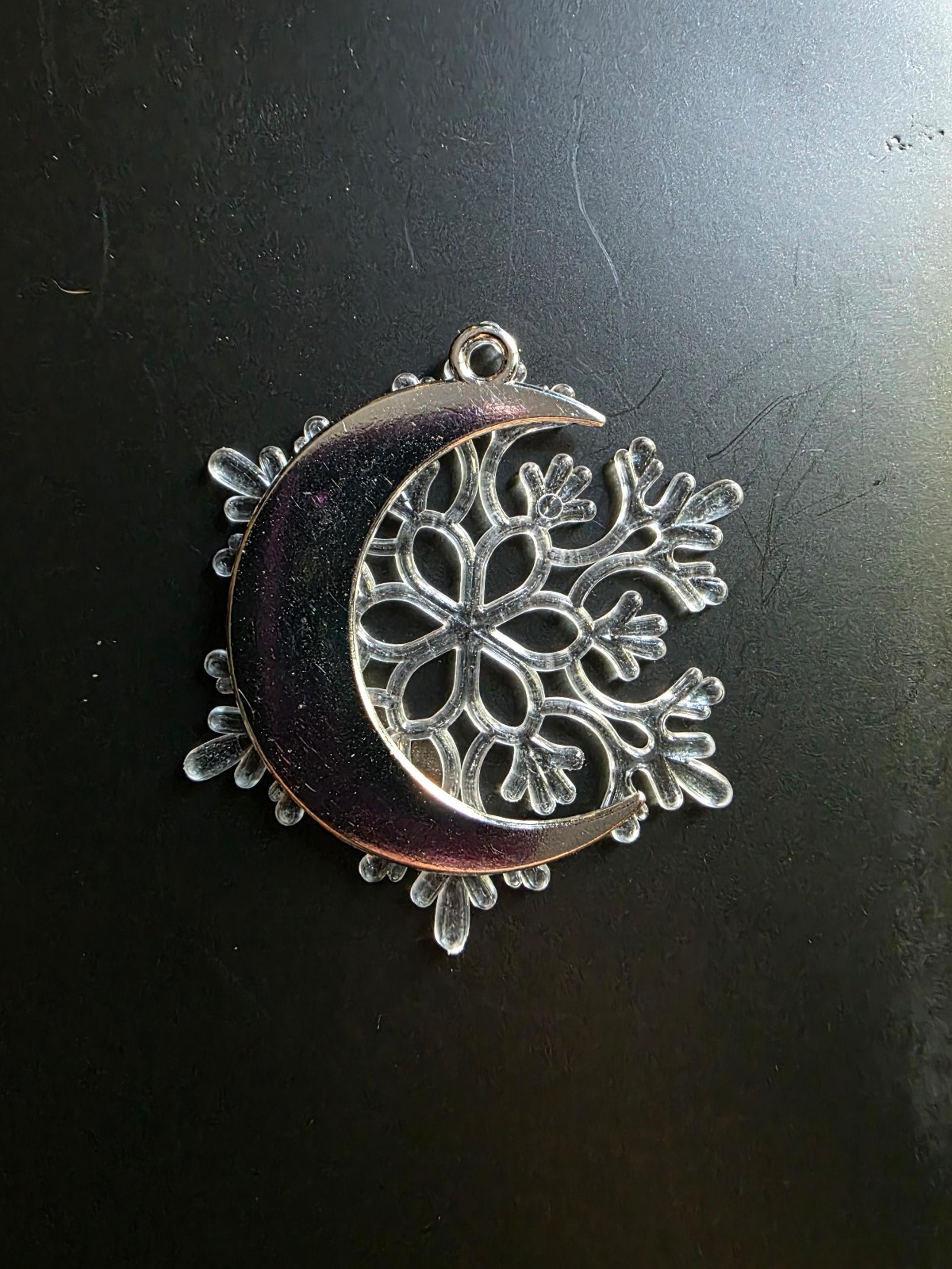 Luna Snow Cosplay moon and snowflake PENDENT ONLY