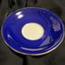 Aynsley English Bone China Cobalt Blue Gold Leaf Oban Teacup and Saucer