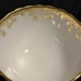 Aynsley English Bone China Cobalt Blue Gold Leaf Oban Teacup and Saucer