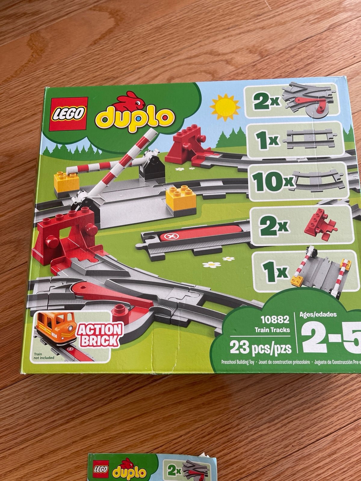 LEGO DUPLO train tracks 10882