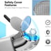 Electric Dual Blades Ice Crusher Shaver Snow Cone Maker Machine 143lbs/hr - NEW
