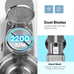 Electric Dual Blades Ice Crusher Shaver Snow Cone Maker Machine 143lbs/hr - NEW