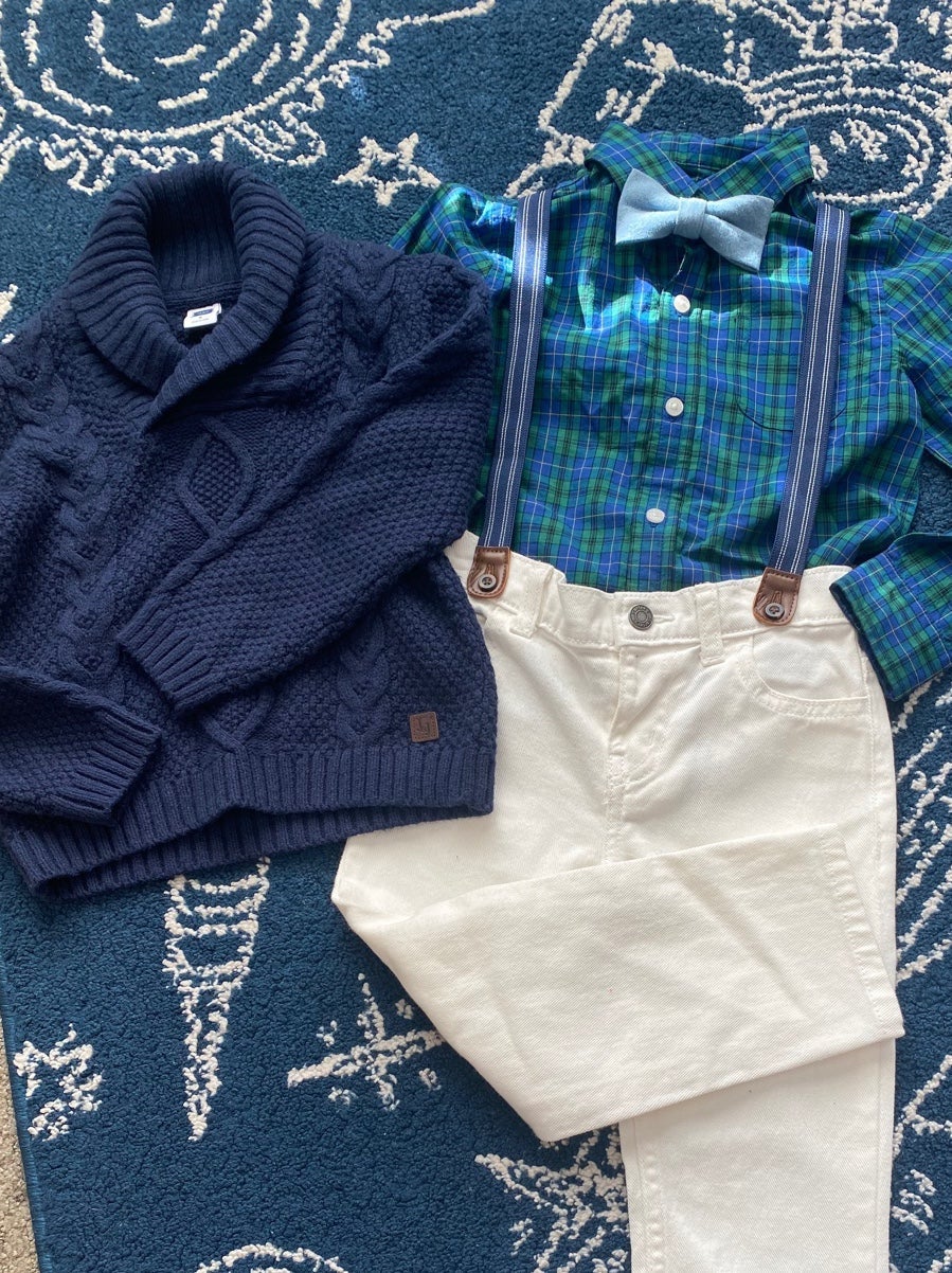 Little boys Christmas/holidays outfit set 3T