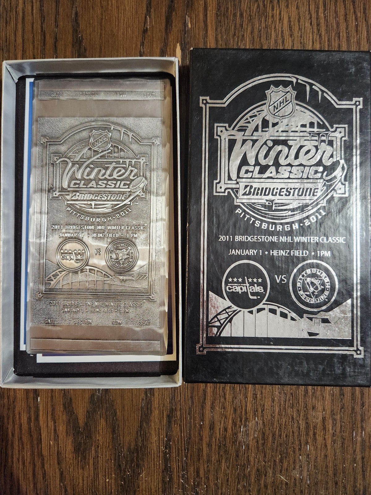 Pittsburgh Penguins Winter Classic 2011 Wendell August Ticket