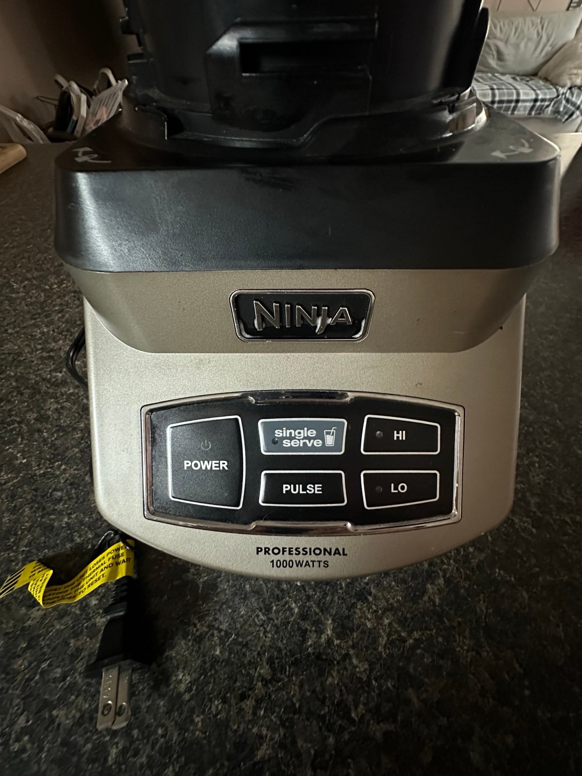 Ninja Pro Blender BL660WM Base Motor Only 1000W Works Tested