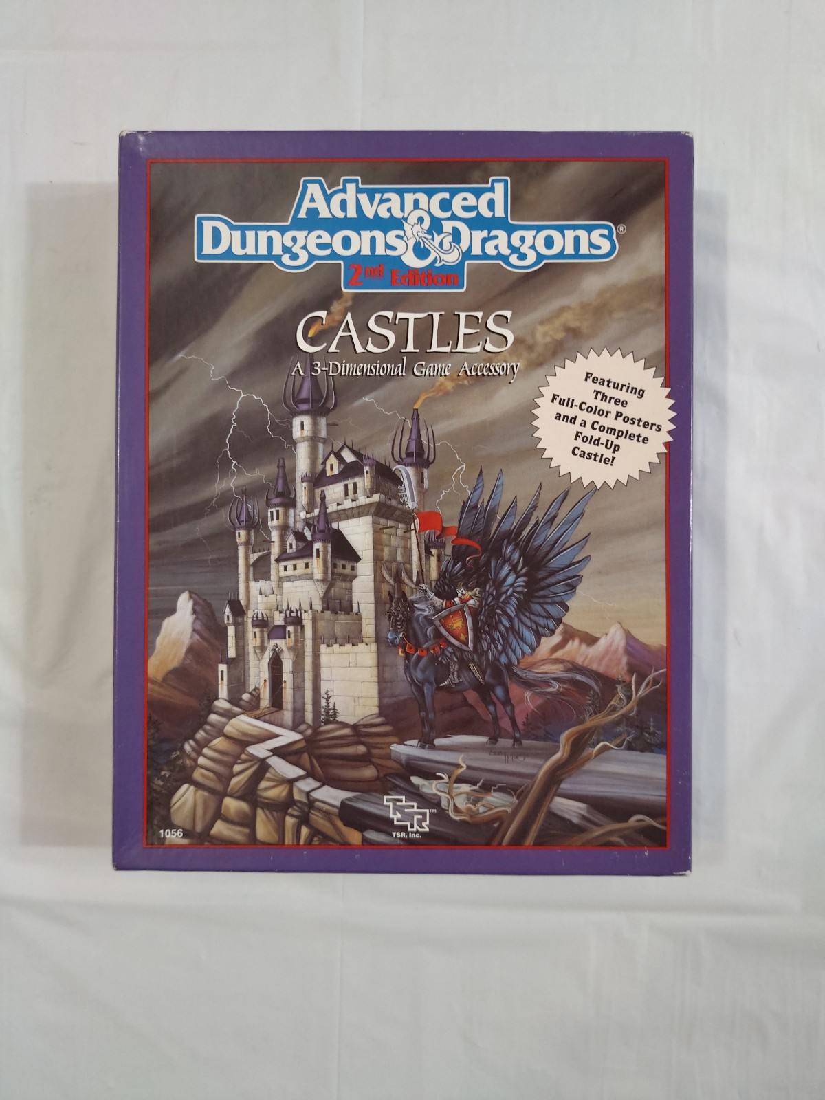TSR Castles Box Set, Dungeons & Dragons, # 1056, 1990 - unpunched