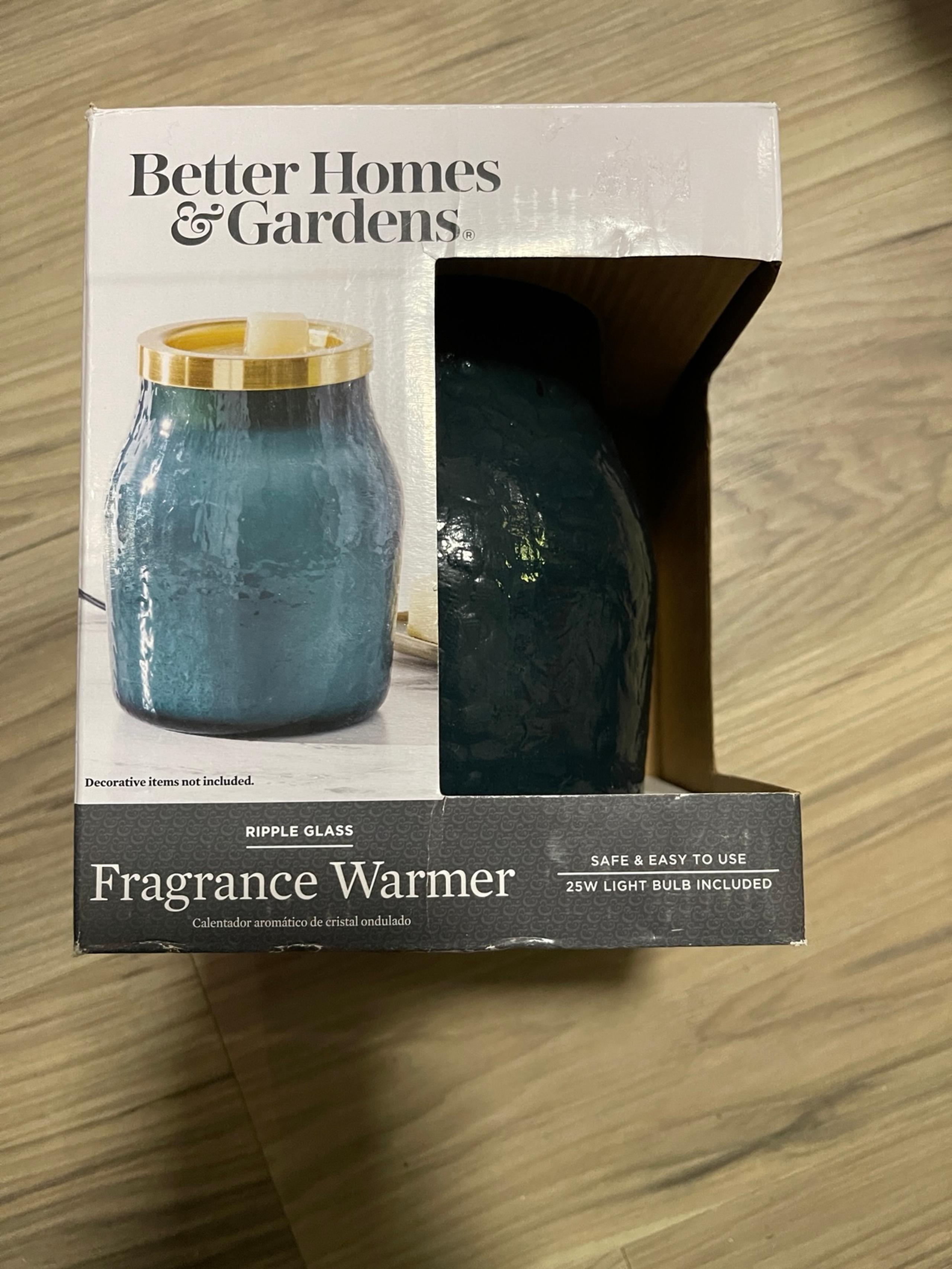 Better homes and gardens ripple glass fragrance warmer