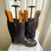 Men's Harley Davidson Biker Boots Conductor Black Leather Mid Calf size 12