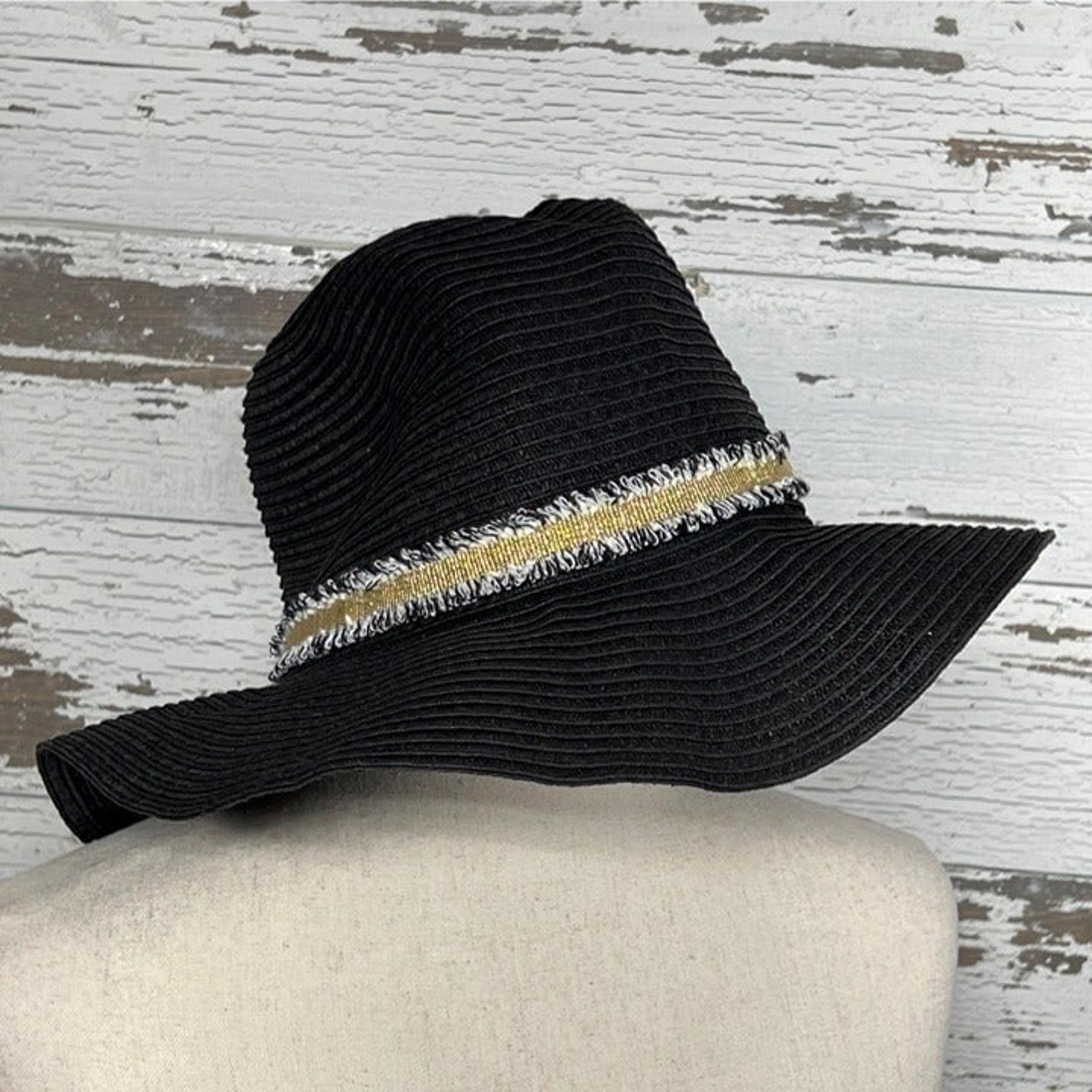 NWT Stella & Dot Harbor Versatile Hat Black OS