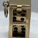 14 K gold 3D dice in case holder charm/pendant 3.2 grams