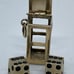 14 K gold 3D dice in case holder charm/pendant 3.2 grams