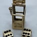 14 K gold 3D dice in case holder charm/pendant 3.2 grams