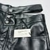 AGOLDE Broken Waistband Pant Womens 28 Detox Black Recycled Leather Straight NWT