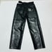 AGOLDE Broken Waistband Pant Womens 28 Detox Black Recycled Leather Straight NWT