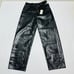 AGOLDE Broken Waistband Pant Womens 28 Detox Black Recycled Leather Straight NWT