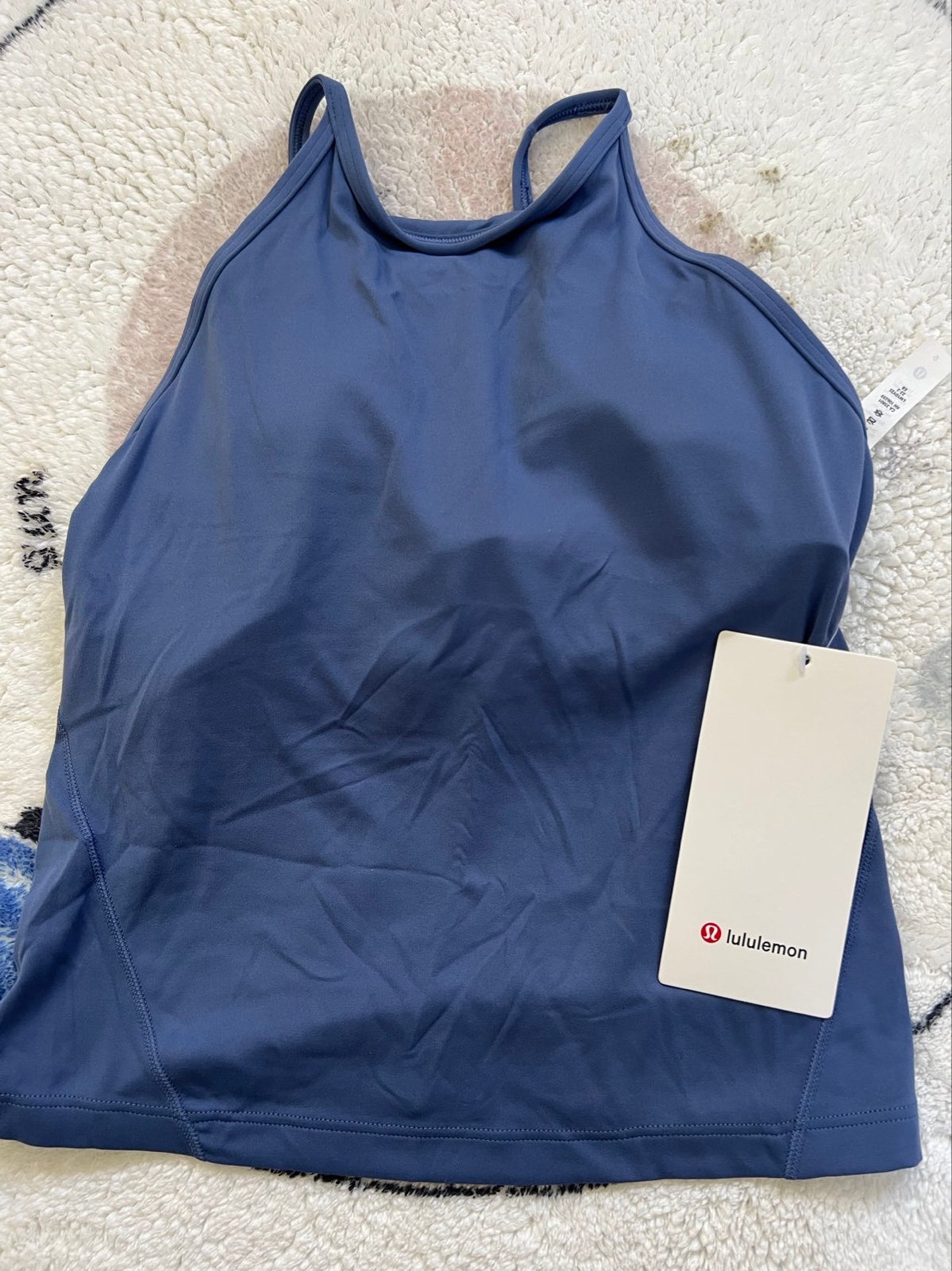 Lululemon Align Tank size6 self bra new water drop