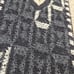 Vintage Alan Stuart Sweater Men's M V-Neck Black Patchwork Eclectic Grandpa