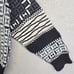 Vintage Alan Stuart Sweater Men's M V-Neck Black Patchwork Eclectic Grandpa