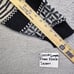 Vintage Alan Stuart Sweater Men's M V-Neck Black Patchwork Eclectic Grandpa