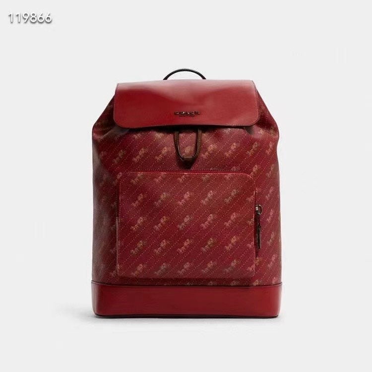 Turner Backpack With Horse And Carriage Dot Print