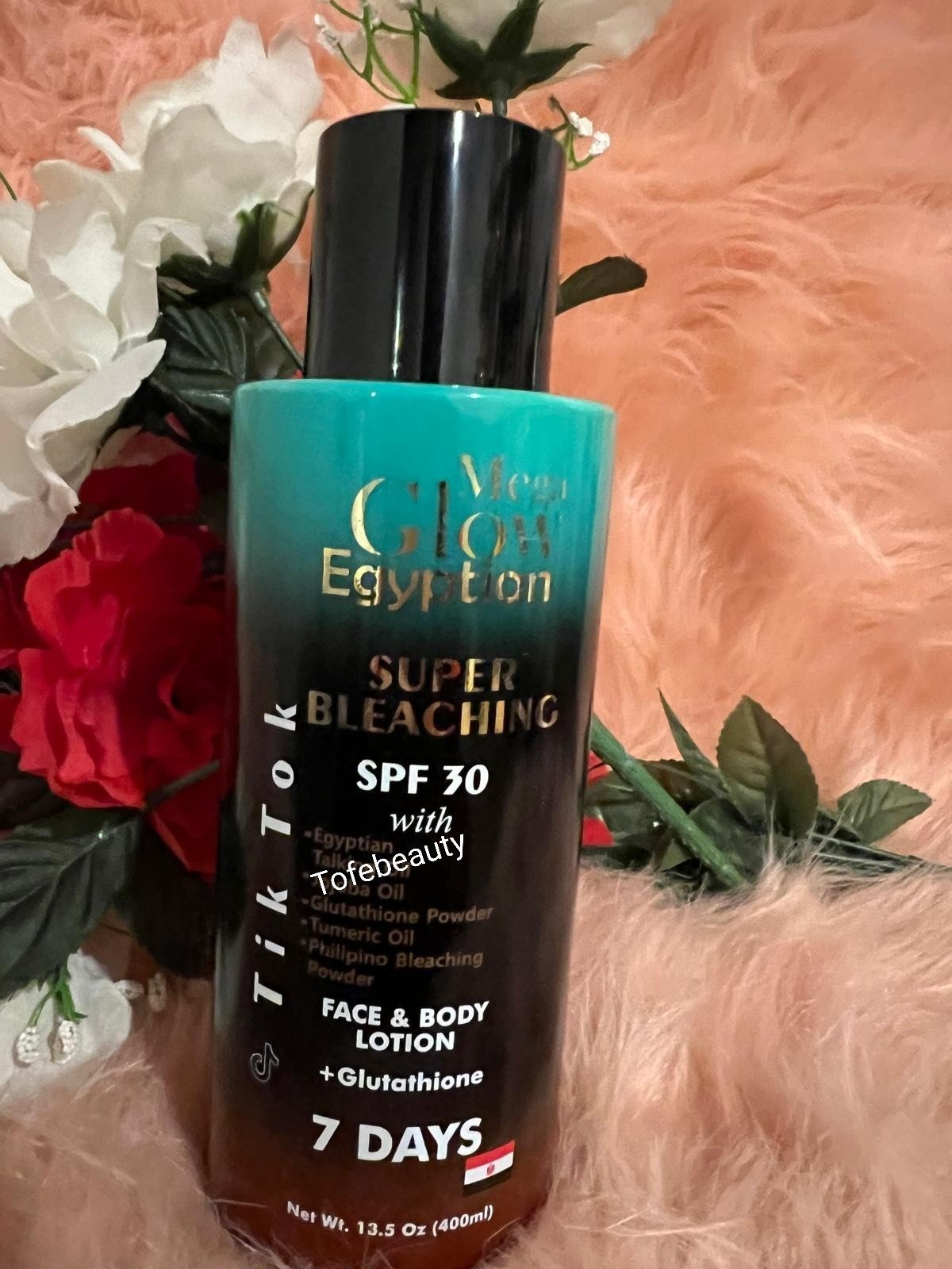 Mega glow egyptian super bleaching lotion
