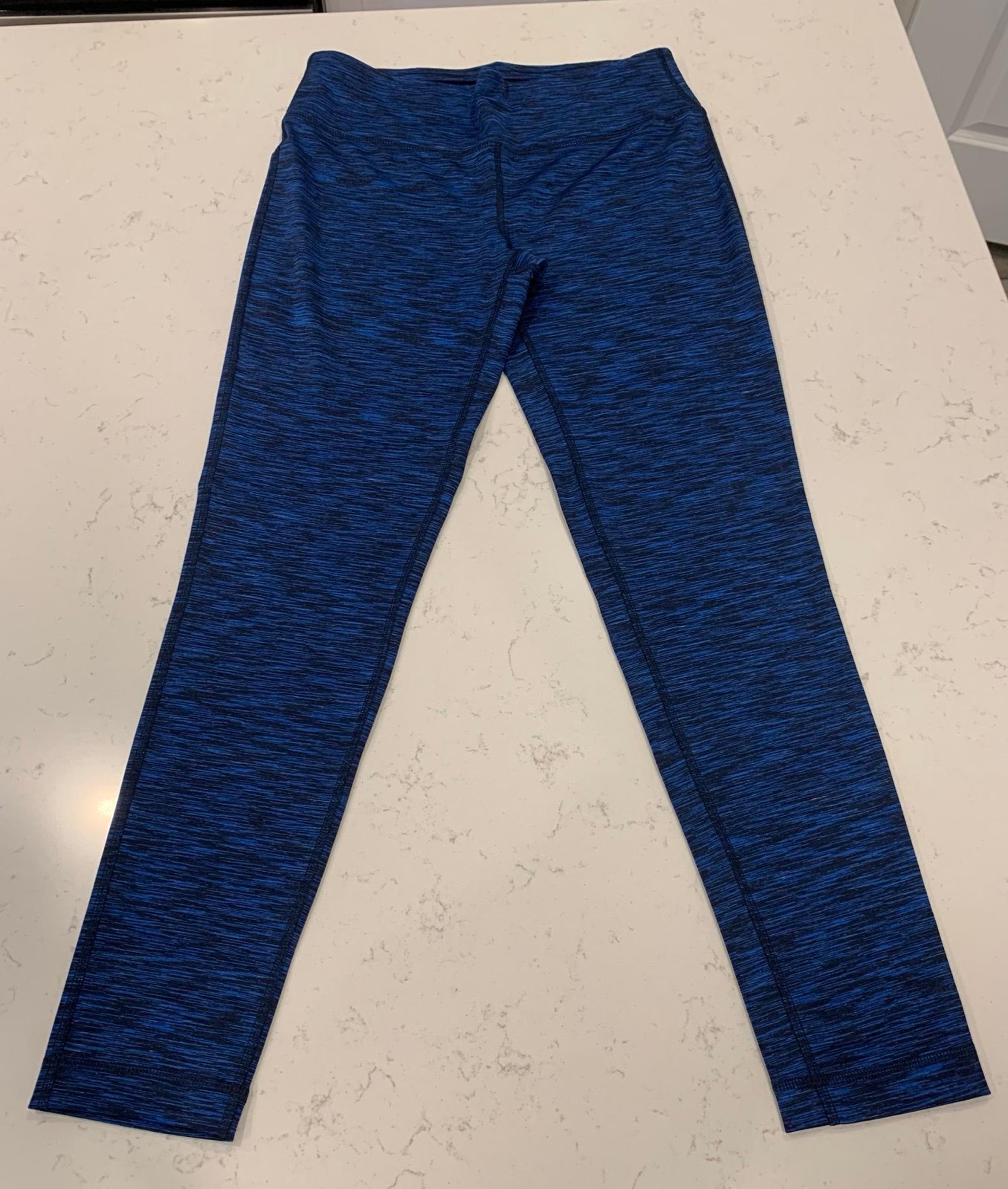 Leggings Royal & Black Soft & Silky Like New!