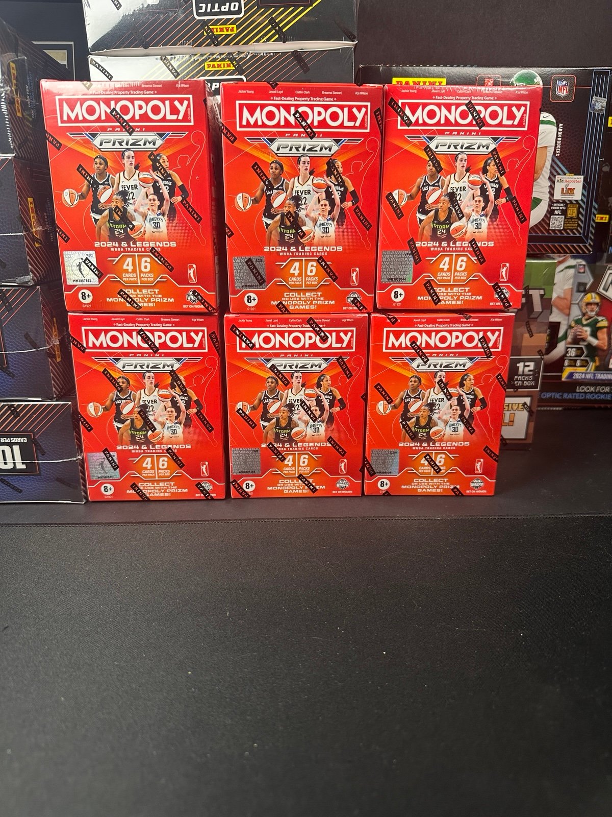 2024 WNBA prizm Monopoly Blaster Caitlin Clark