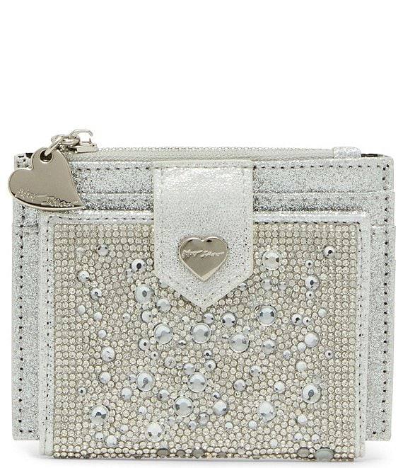 Betsey Johnson Women's Bling It On Rhinestone Bifold Wallet