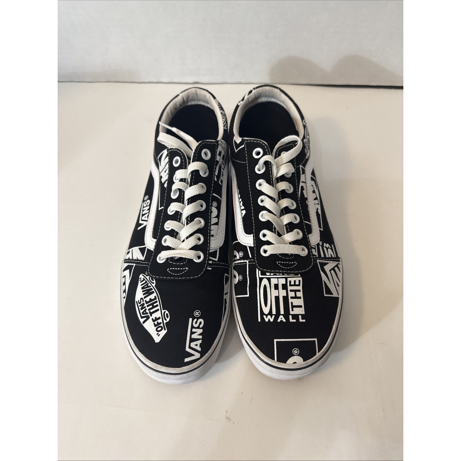 VANS Ward Old Skool Logo Mix Black White Mens Shoes US Size 11, EUR 44.5, CM 29