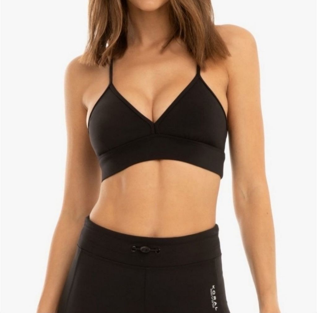 Koral Era Blackout Sports Bra Sz Small