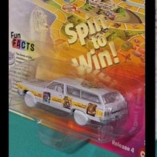 JOHNNY LIGHTNING POP CULTURE THE GAME PF LIFE 1965 CHEVY WAGON WHITE LIGHTNING