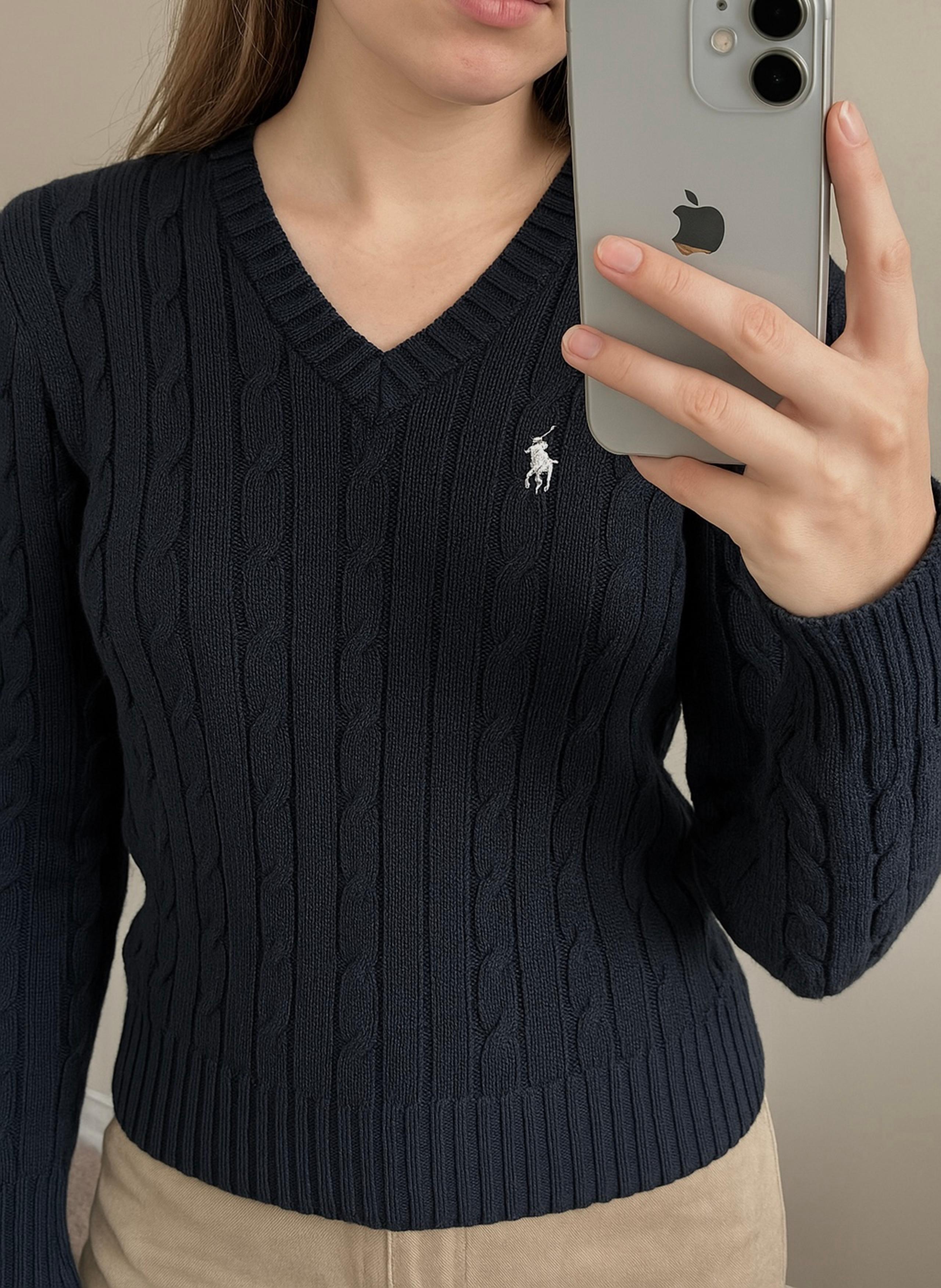 Ralph Lauren Polo V-neck black
