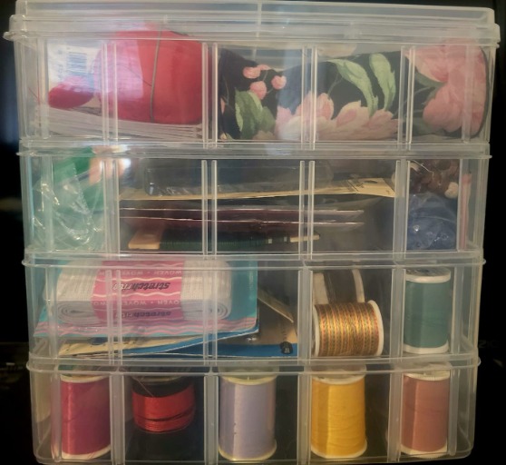 Bins & Things Clear 3-Tier Stackable Storage Containers with lids -18 Adjustable