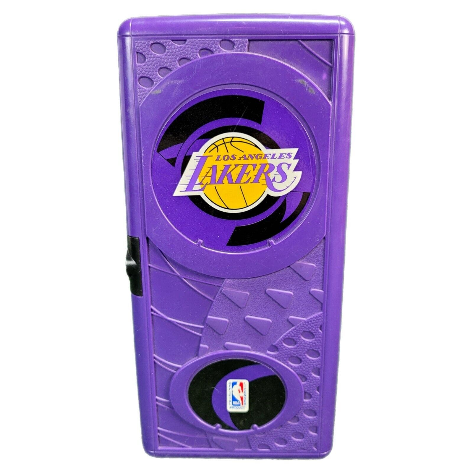 Rare Vintage Los Angeles Lakers Mini Cd/ Storage Locker By Suncast Kobe Shaq