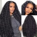 30 Inch 250% HD Wet And Wavy Lace Front Wig Human Hair Deep Curly Lace Front Wig