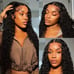 30 Inch 250% HD Wet And Wavy Lace Front Wig Human Hair Deep Curly Lace Front Wig