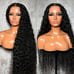 30 Inch 250% HD Wet And Wavy Lace Front Wig Human Hair Deep Curly Lace Front Wig