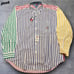 NWT Vtg Tommy Hilfiger Striped Multi Color Button-Up L