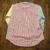 NWT Vtg Tommy Hilfiger Striped Multi Color Button-Up L
