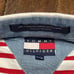 NWT Vtg Tommy Hilfiger Striped Multi Color Button-Up L