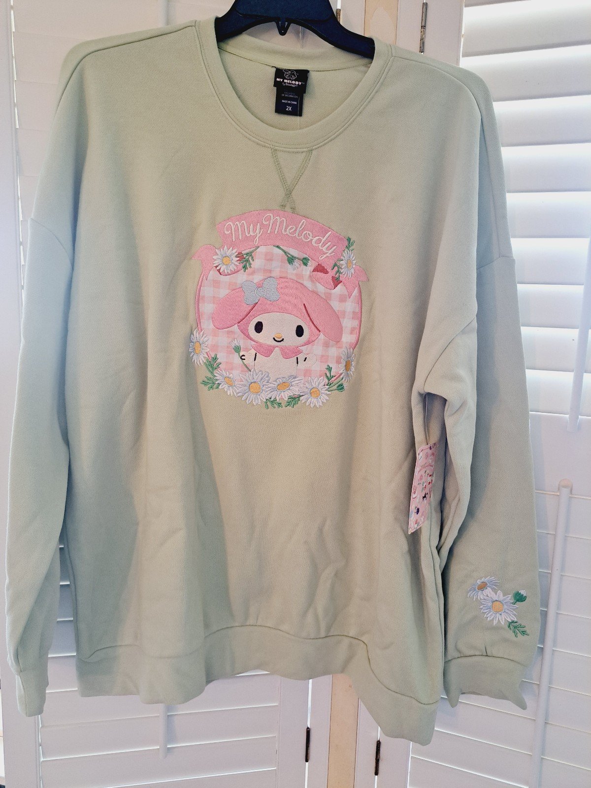 Sanrio Hello Kitty and Friends My Melody Floral Crewneck Size 2X
