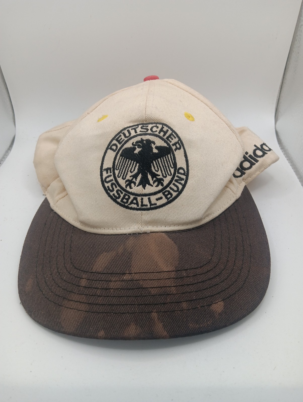 Vintage Adidas 90's Germany National Football Soccer Cap Snapback One Size