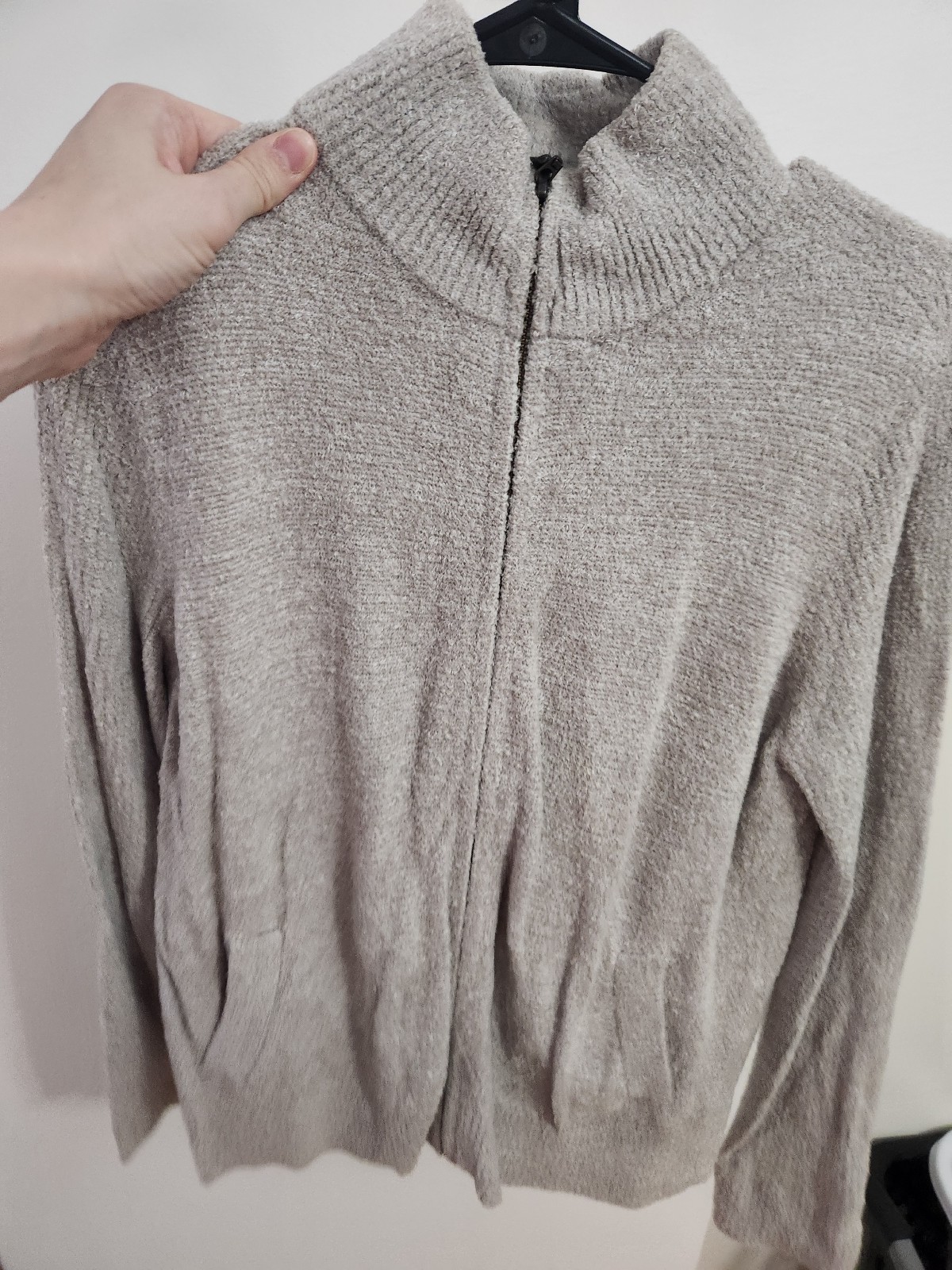 Barefoot dreams full zip sweater size small nwot