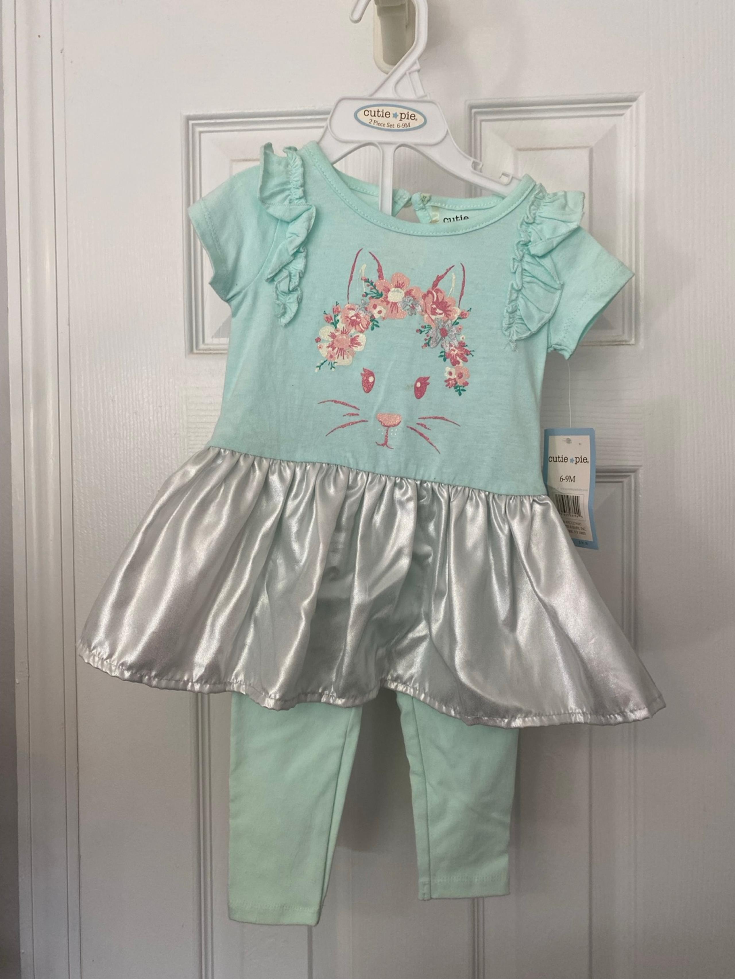 Baby bunny outfit size 6-9 months